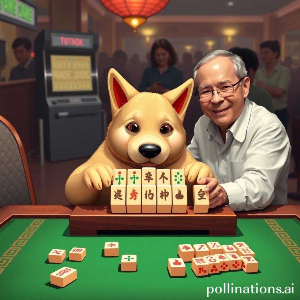  Mahjong Master: Dog Dominates Game Night And Takes Home The Jackpot